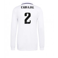 Fotbalové Dres Real Madrid Daniel Carvajal #2 Domácí 2022-23 Dlouhý Rukáv